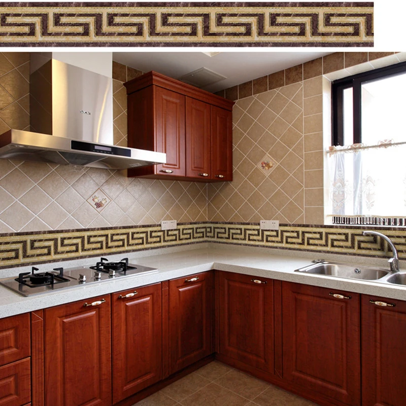 10 см х 500 ПВХ маслостойкая кухонная наклейка самоклеящаяся Водонепроницаемая