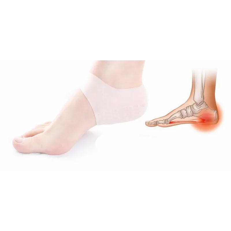 1 пара силиконовые носки для педикюра с подушками|feet care|silicone gel feetheel cushion socks |