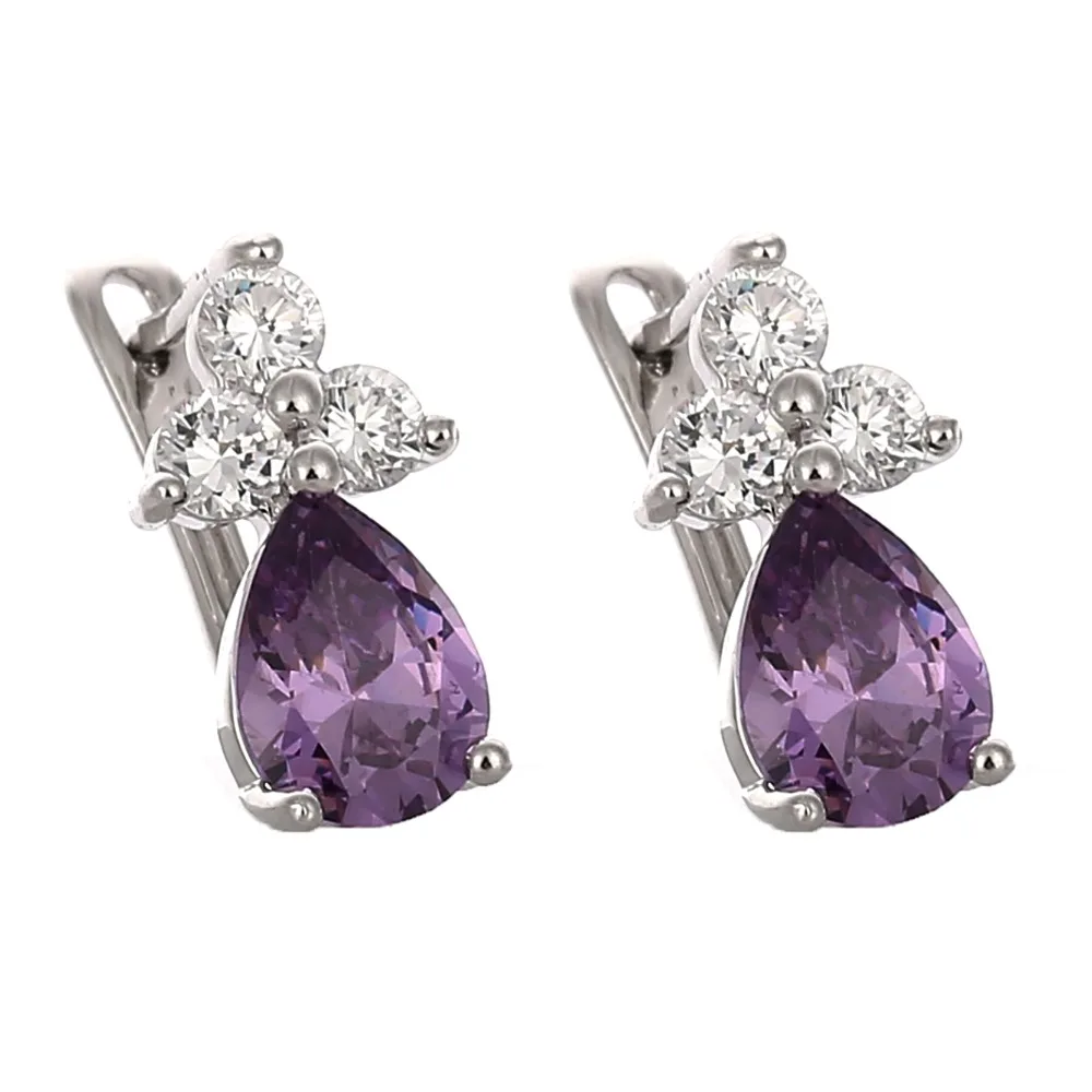 

Женские серьги-гвоздики с кристаллами, 3 цвета