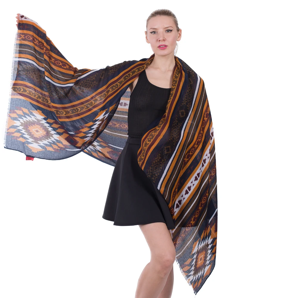 FS длинные хлопковые льняные шарфы мягкий Дамский шарф шали хиджаб женский платок