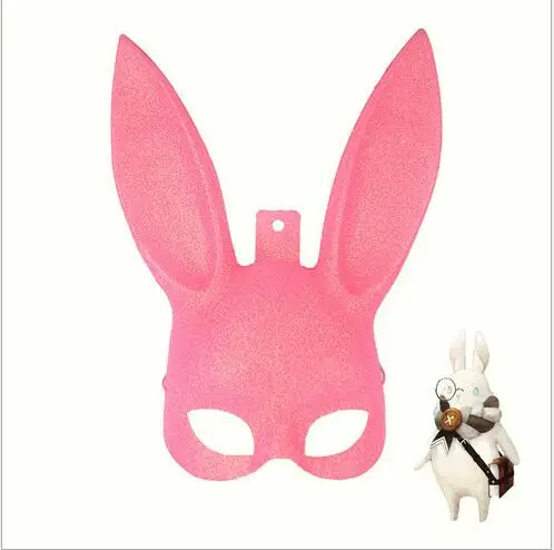 Рождественские вечерние маскарадные маски с кроликом сексуальные длинные уши