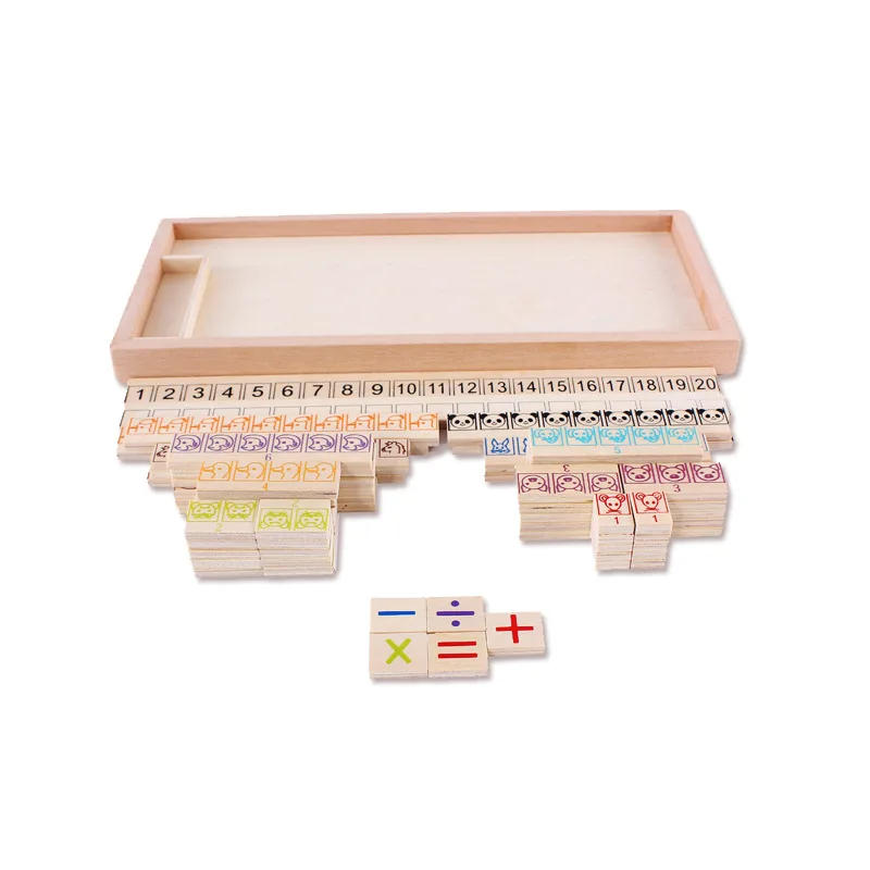Новые Детские деревянные игрушки ToysMontessori материалы Обучения добавить вычитание