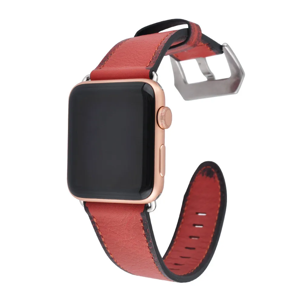 

MNWT High Quality Luxury Leather Strap for Apple Watch Band 42mm 38mm Series 3 2 1 Replacement Band for iWatch Watch Accessories