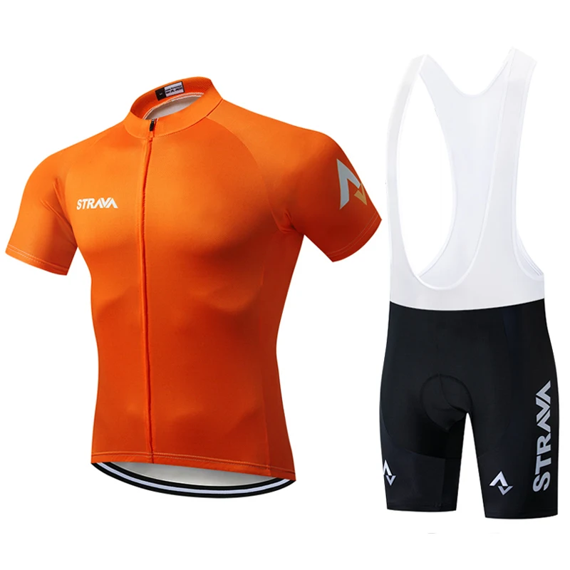 2019 STRAVA команда Велоспорт Джерси мужская стильная с короткими рукавами