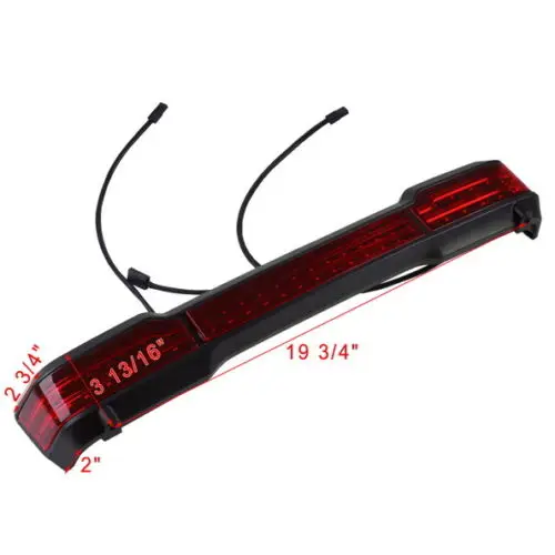 Черный светодиодный стоп светильник Accent для Harley Touring Trunk King Tour Pack Wrap|light gun for wii|accent