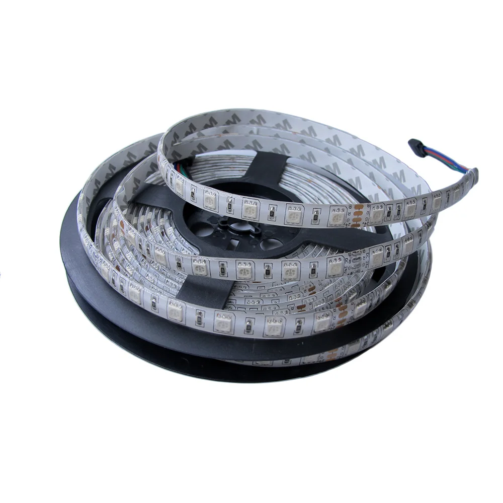 Светодиодная водонепроницаемая лента SMD5050 IP20 IP65 s образный шнур 60 светодиодов на