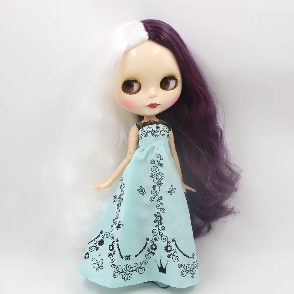 Наряды для Blyth doll, винтажный стиль, костюм-двойка, платье-футболка и фартук с бантом, костюм для 1/6 года, azone BJD pullip licca