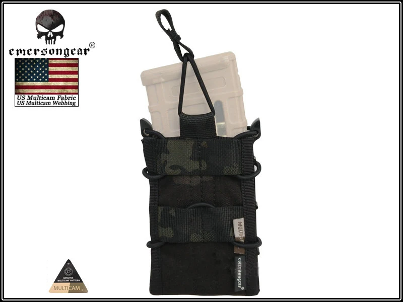 

Emerson Single Unit Magazine Pouch Combat Utility Molle MAG Pouch Multicam Black EM6345