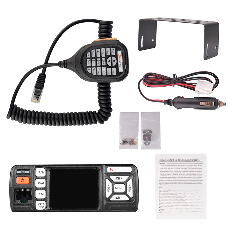 Baojie BJ-318 небольшой передвижной портальный(иди и болтай walkie talkie “иди и 10 км радио двухдиапазонный УКВ/UHF Мобильная радиосвязь скремблер приемопередающее устройство 10 Вт ham радио