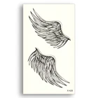 Переводные ненастоящие татуировки с крыльями ангела, одноразовые водонепроницаемые временные наклейки для красоты, для женщин и мужчин, сексуальное красивое боди-арт