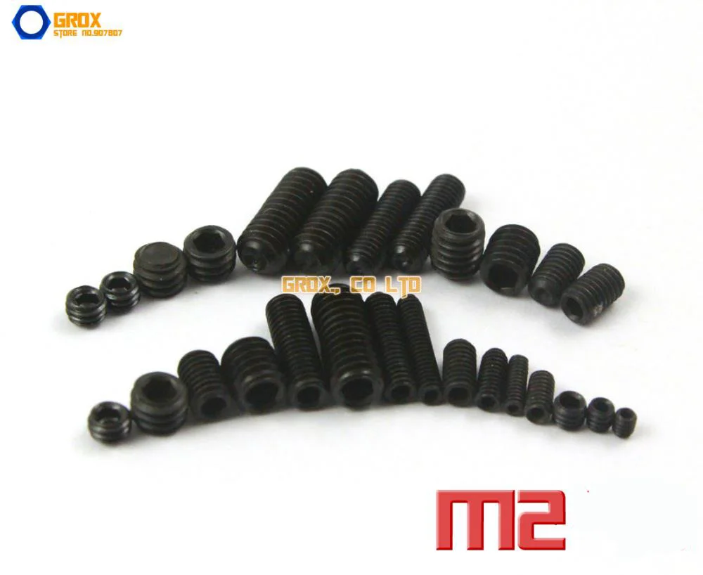 

M2 Grub Screws Cup Point Hex Socket Set Screw 12.9 Grade Alloy Steel