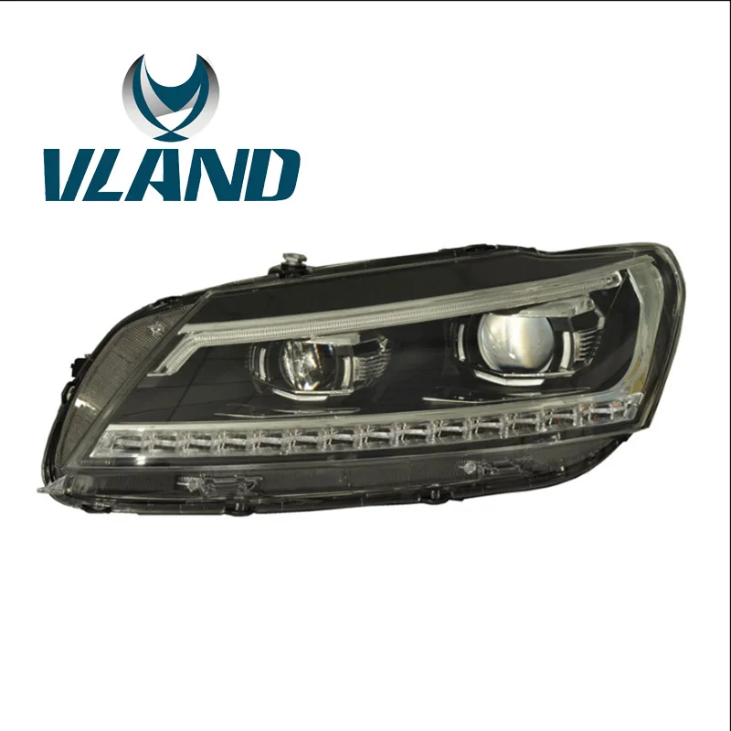 VLAND Заводская Автомобильная головная лампа для Passat B7 2012 2013 2014 2015 светодиодная