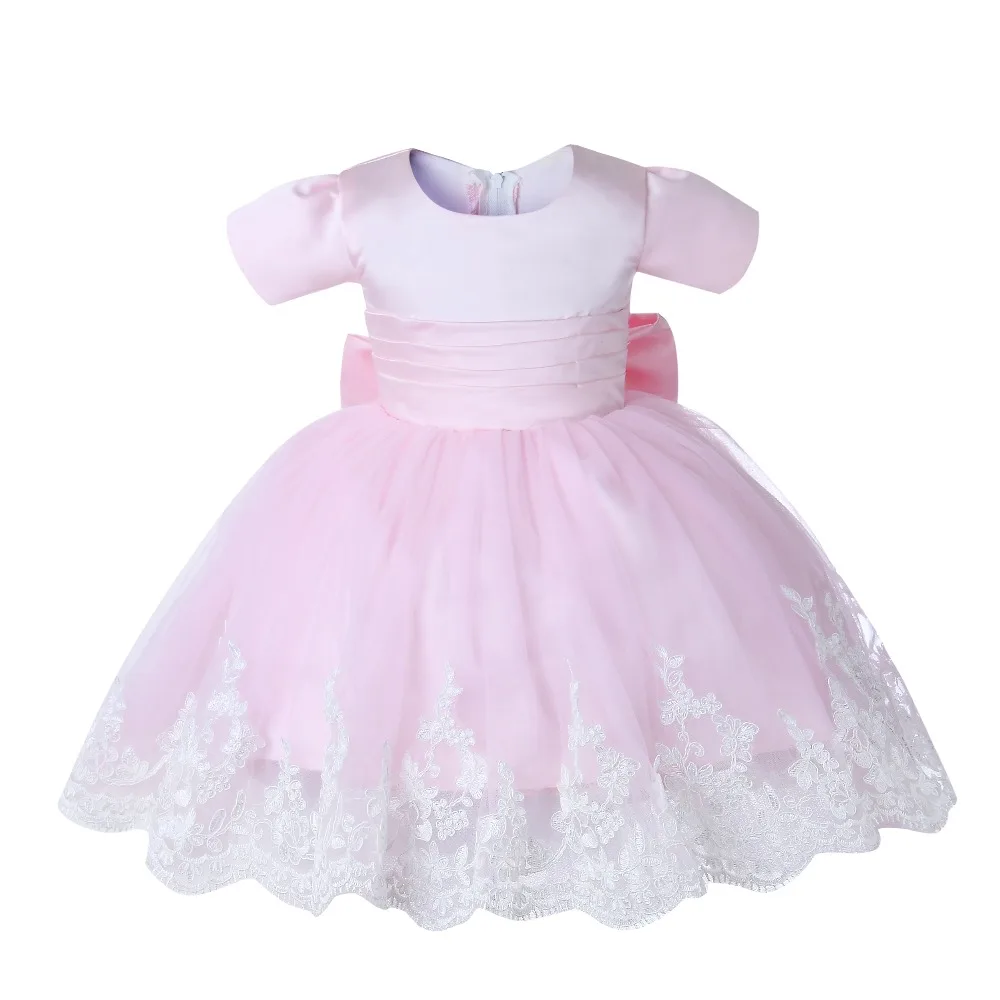 

New Birthday Baby Dress New Born Christening Gowns Baby Girl Baptism Dresses First Year Birthday Tutu Infant Girl Princess Dress