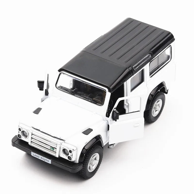 

Коллекция 1/36 года, модель из литого сплава, L Defender, 13,5 см, игрушки для автомобиля # Ch554006, цвет задний, задняя и задняя мощность