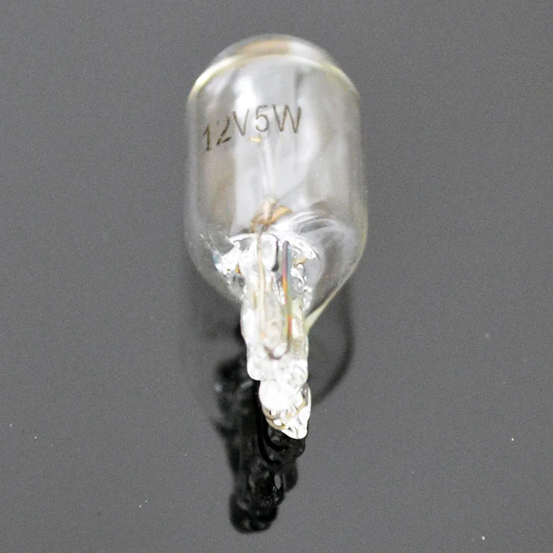 Бегемот (100 шт./лот) Clear 501 194 W5W T10 белое стекло 12V 5W W2.1x9.5d Одиночная автомобильная