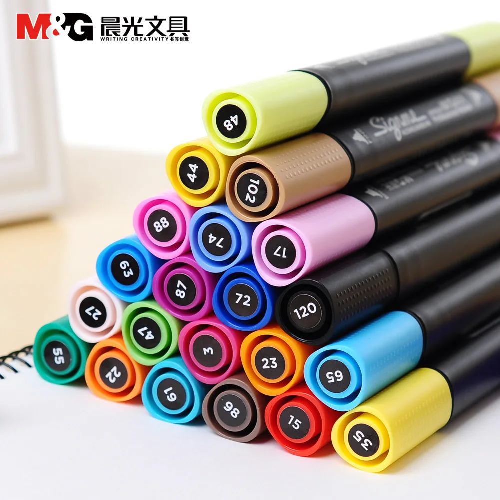 Художественный графический маркер для рисования манги акварельные чернила с