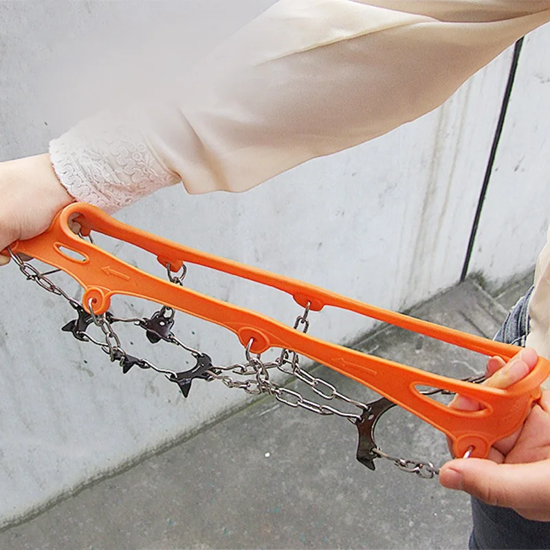 Новый 1 Пара 8 Зубов Кошки Лед Захват Когти Снег Бутсы Туризм Восхождение