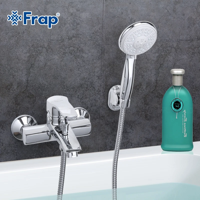 Смеситель для ванной Frap F3070 в современном стиле кран холодной и горячей воды с