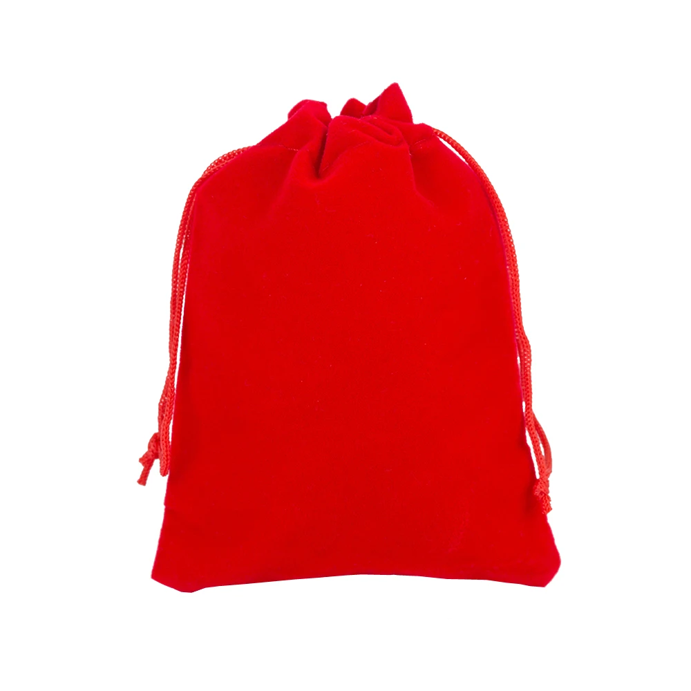 500pcs 7x9cm Dark Red Retail Jewelry Velvet Gift Packaging Drawstring Bags & Pouches ,Christmas/Wedding Gift Bag Free Shipping