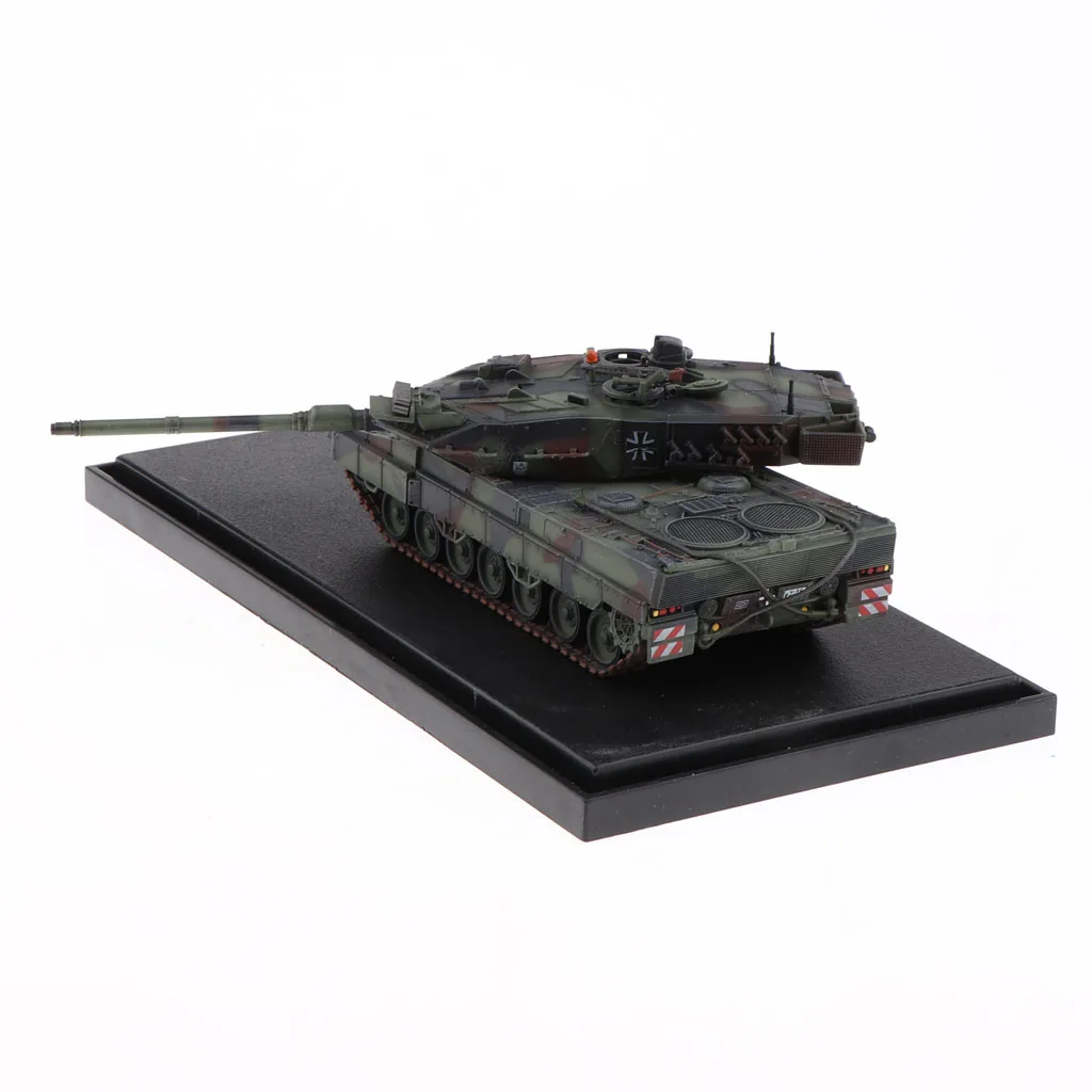 1: 72 Масштаб немецкий Леопард 2A6 главный боевой танк-армейская модель бронированного автомобиля солдатская игрушка Подарки камуфляж