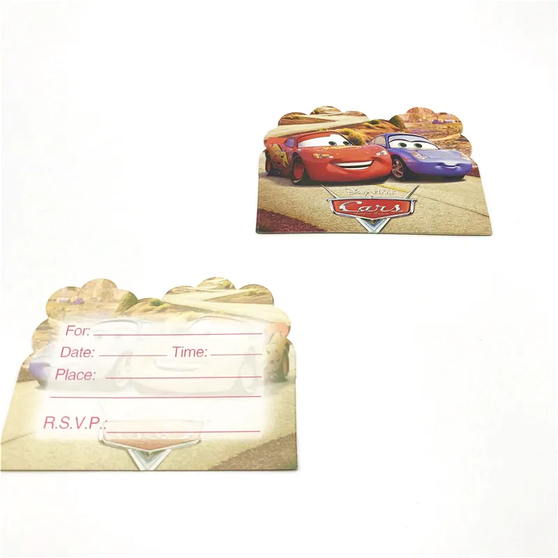 

High Quality 129Pcs/lot Disney Cars McQueen Tableware Cup Plate Family Party Horns Kid Birthday Napkin Banner Decoration Supply