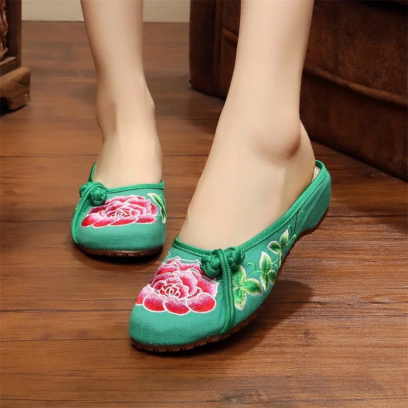 (Черный Красный Зеленый) Сторона Облако вышивки Летняя Мода Женщины Китайские