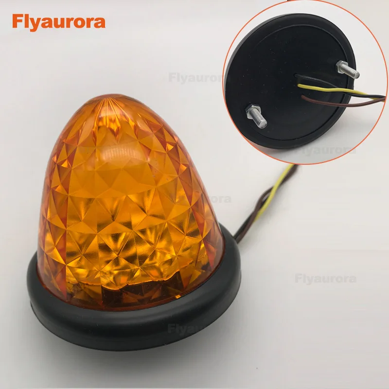 2 шт. 16 Светодиодный Футболка с принтом &quotавтомобиль&quot светодиодный поворотник