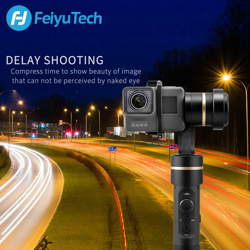 FeiyuTech Новый fy G5 3-осевой ручной карданный брызгозащищенный для GoPro HERO5 4 3 + Xiaomi yi 4k SJ