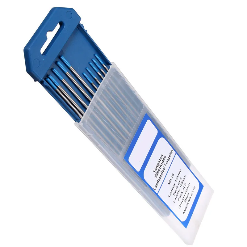 

2% Lanthanated WL20 TIG Welding Tungsten Electrode 1.6mmx150mm +2.4mmx175mm