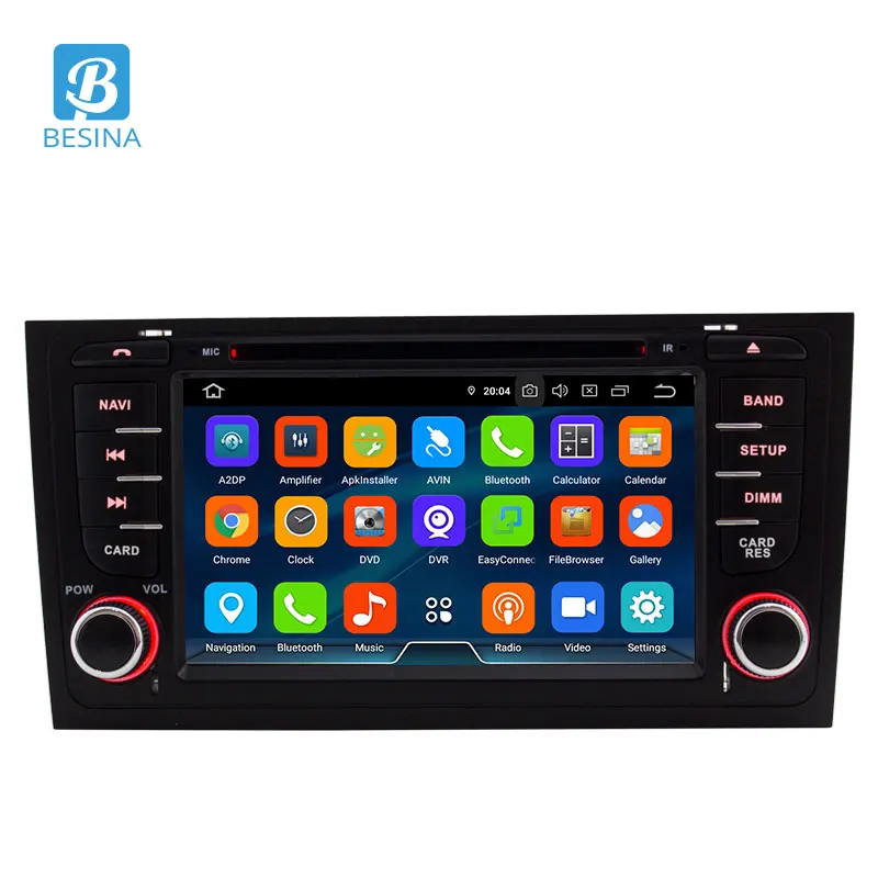 Besina 7 дюймов 2 Din Авто Радио Android 10 0 Автомобильный DVD плеер для AUDI A6 S6 RS6 GPS навигация