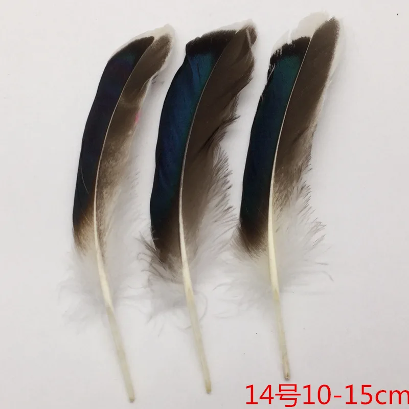 No14 50 шт. 14 видов натурального цвета красивый петух feathers3-15cmpheasant куриное перо для DIY вечерние украшения - Цвет: No14
