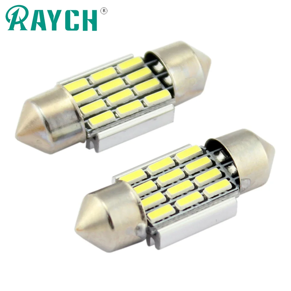 10 светодиодный C5W Festoon 12SMD 31 мм 36 39 41 Canbus Can Bus Error Free 4014 для BMW E34 E38 AUDI A4 A6 VW SEAT Dome Map Fe|error