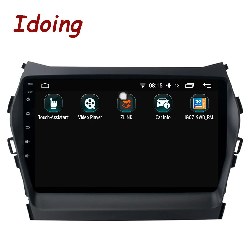 Автомагнитола Idoing 9 дюймов 4 Гб + 64 ГБ 2.5D IPS Восьмиядерный процессор Android 8 0 подходит
