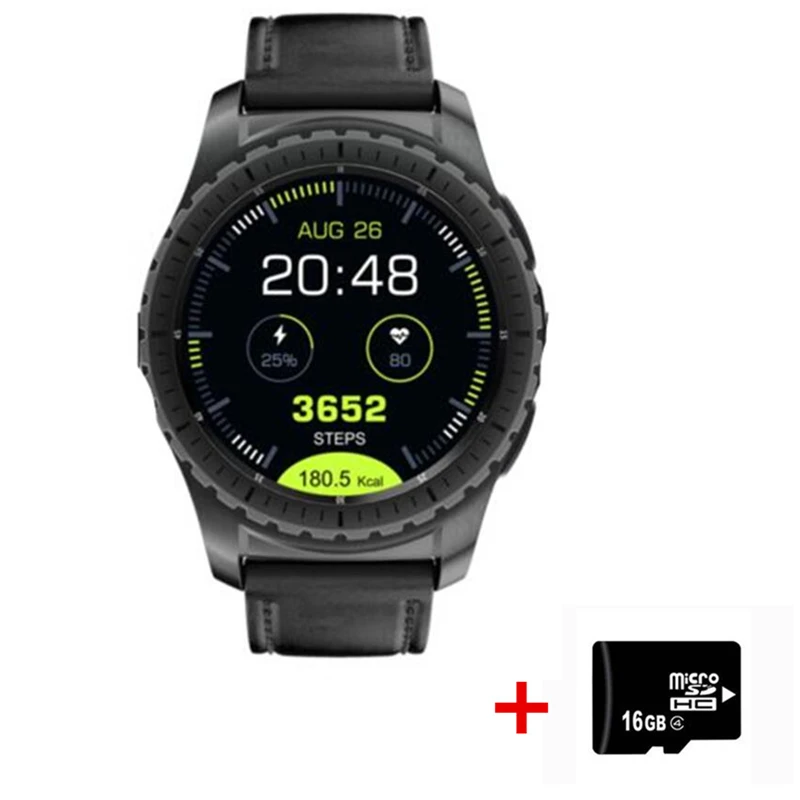 Смарт часы KingWear KW28 1 3 дюйма умные с напоминанием о малоподвижности пульсометром
