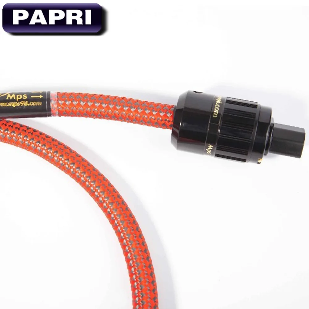 PAPRI C 380 AC HiFi 24K позолоченный разъем 99.9997% OFC кабель питания усиливает аудио шнур DVD CD