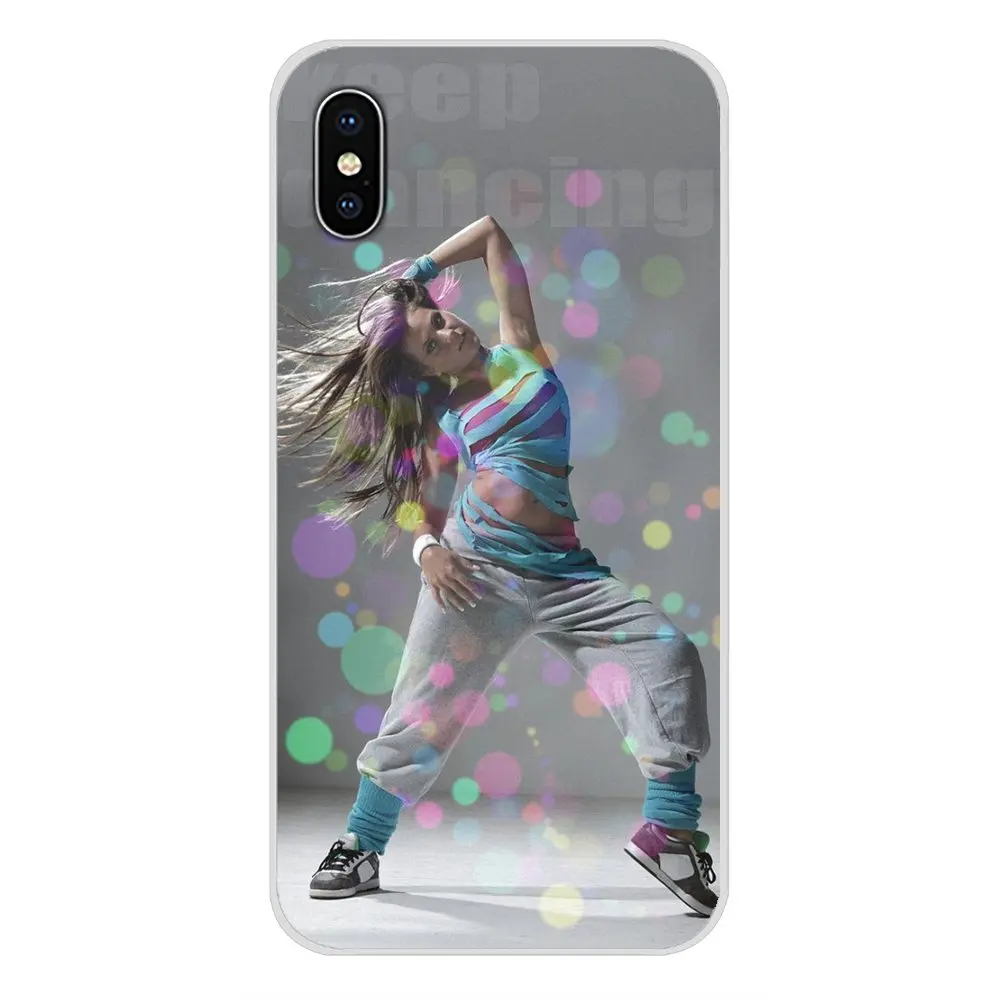 Силиконовый чехол для Apple iPhone X XR XS MAX 4 4S 5 5S 5C SE 6 6S 7 8 Plus ipod touch Love Ballet Dance Forever Art