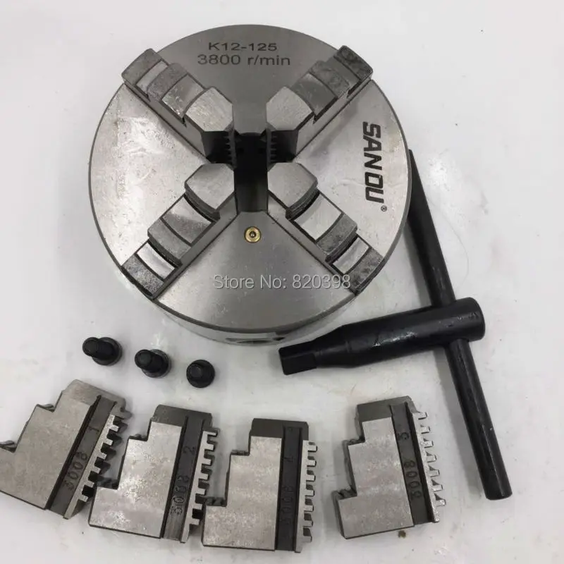 Токарный патрон самоцентрирующийся токарный с ЧПУ 4 Челюсти 5 &quot для