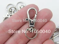 lobster swivel clasps antique silver plated jewelry diy for jewelry findings making 32x12mm 5pcslot