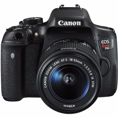 Цифровая зеркальная камера Canon 750D/Rebel T6i-24,2 Мп-3," сенсорный экран с переменным углом наклона-Full HD 1080 p-Wi-Fi