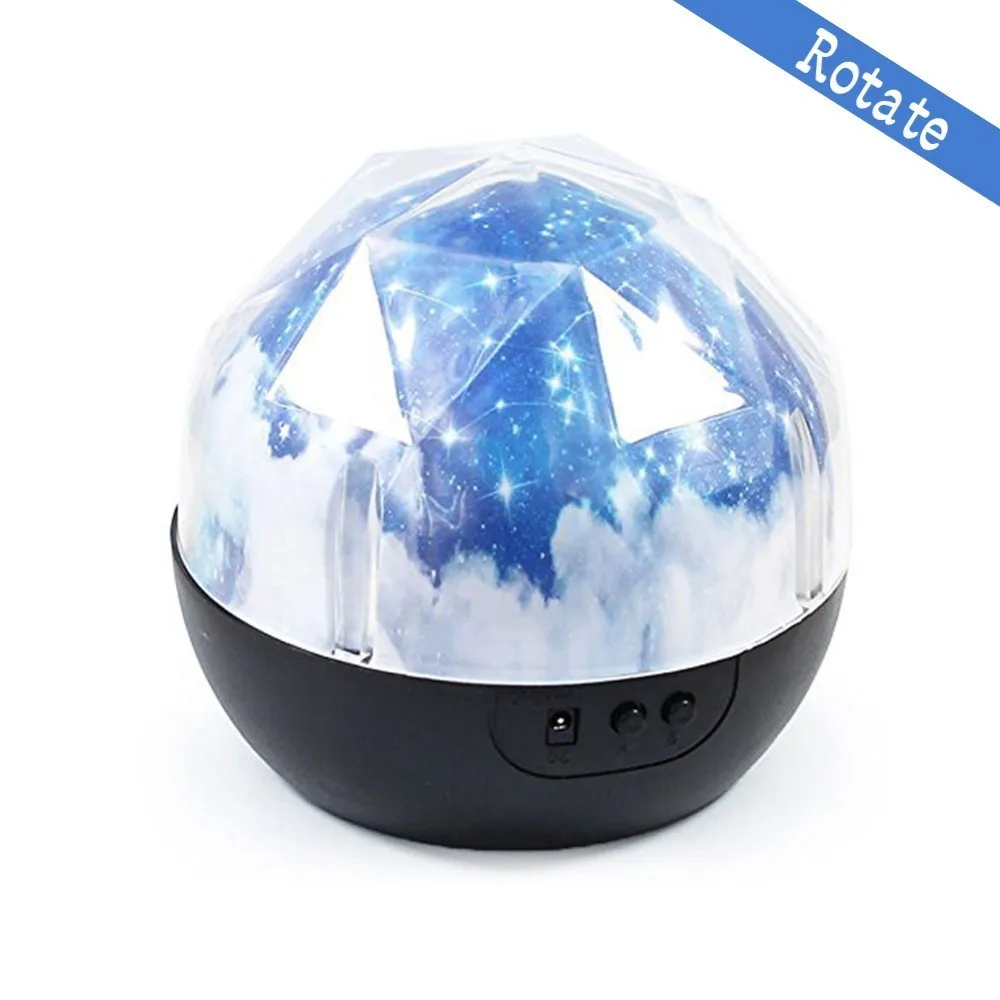 constellation Rotate Светодиодный ночной Светильник звездное небо Magic Star Moon планета лампы проектора Космос Вселенная Luminaria Детские свет светильник для подарка на день рождения - Испускаемый цвет: constellation Rotate
