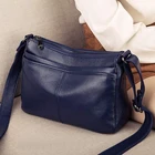 Женская сумка через плечо, из натуральной кожи