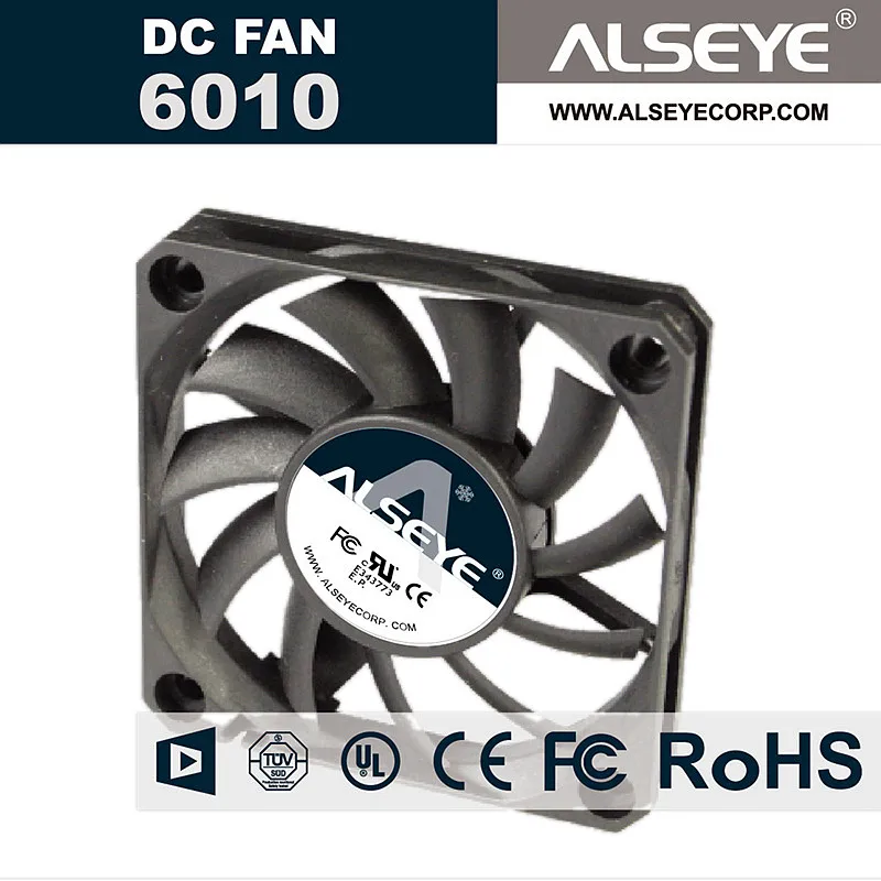 Вентилятор охлаждения ALSEYE 6010 постоянный ток 12 В 15 А 2400 об/мин 60 мм радиатор для
