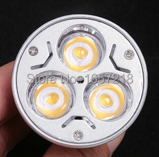 Фото Высококачественные светодиодные лампы GU10 E27 3X1W Epistar Chip 220V с регулируемой яркостью Высококачественные светодиодные лампы GU10 E27 3X1W Epistar Chip 220V с регулируемой яркостью