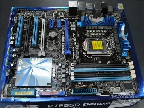 P7P55D Deluxe 1156 pin P55 motherboard 19 phase power supply used 90%new | Компьютеры и офис