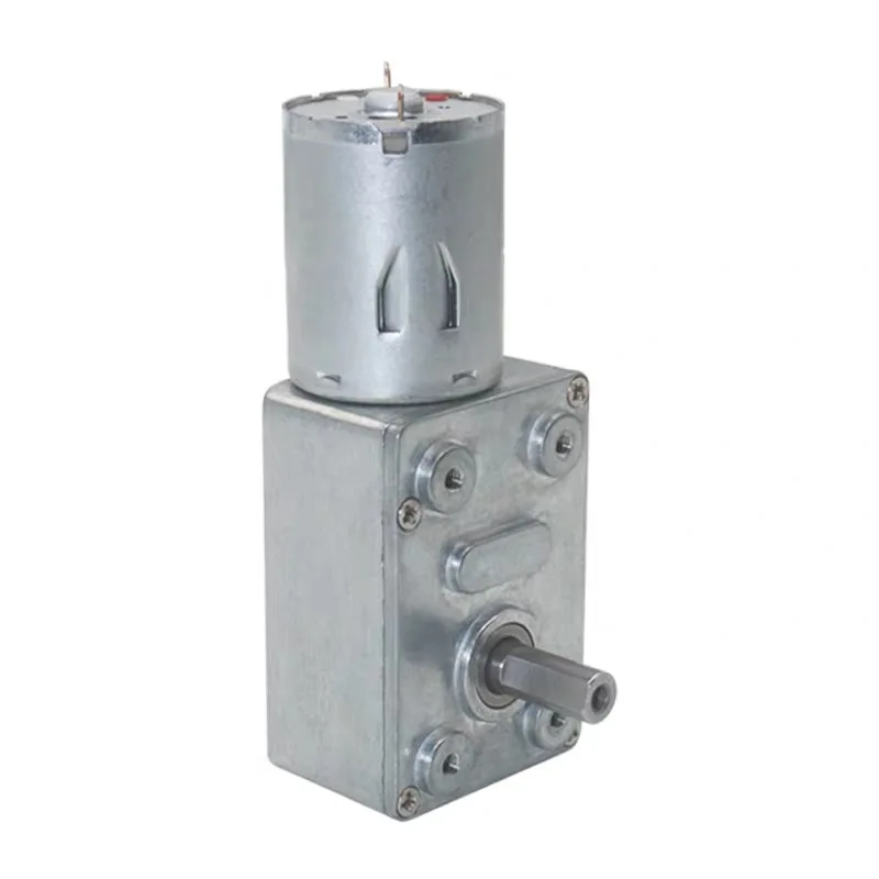 DC 12V редукторный мотор 2-100 об/мин червячный Реверсивный высокий крутящий момент