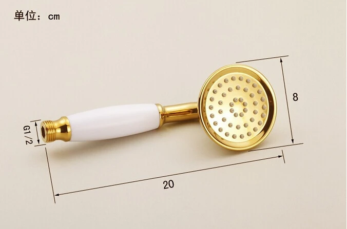 Золотой набор душевых смесителей для ванной комнаты переключающий спрей Banheiro