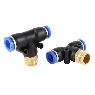 

2 шт., пневматический быстроразъемный Фиттинг с резьбой от 10 до 10 мм