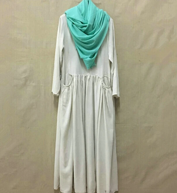 Женское однотонное платье с длинным рукавом комфортное Повседневное из хлопка и