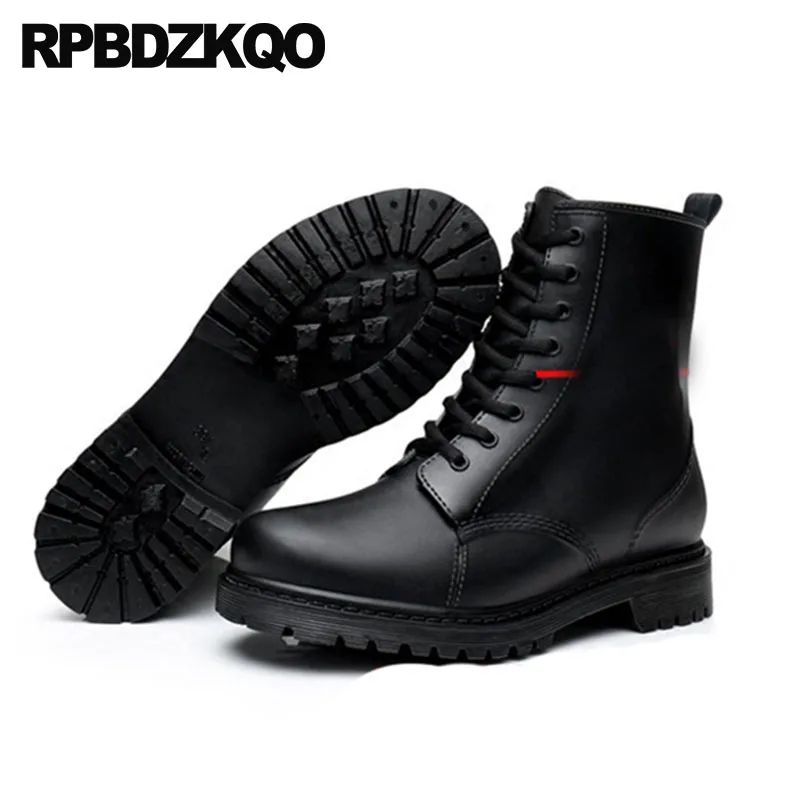 дешево армейские ботильоны военные коренастый пвх резиновые сапоги черный обувь