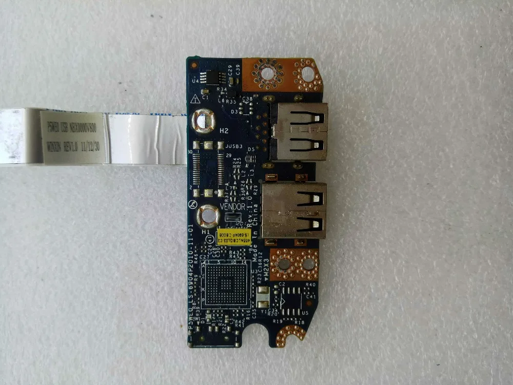 Протестировано для acer aspire 5750 5750G 5755G NV57 NV57H плата USB 2 0 с гибким кабелем платы